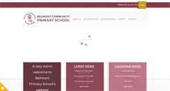 Desktop Screenshot of belmontprimary.com